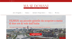 Desktop Screenshot of masedomani.com